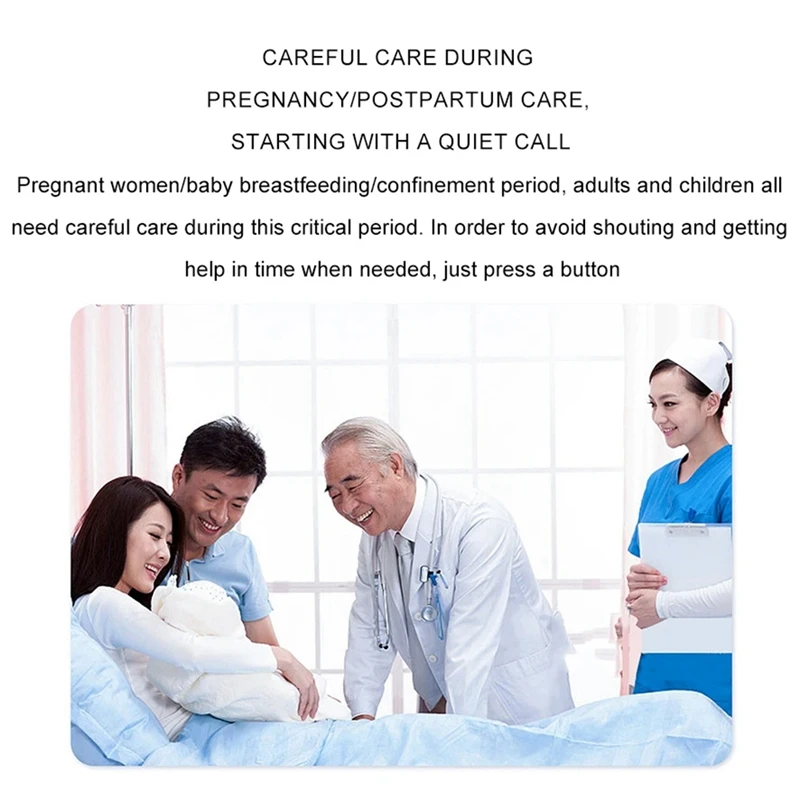 24-Hour Delivery 433 Mhz Self-Generating Wireless Doorbell 38 Ringtones Dingdong Doorbell Elderly Pager For Smart Home