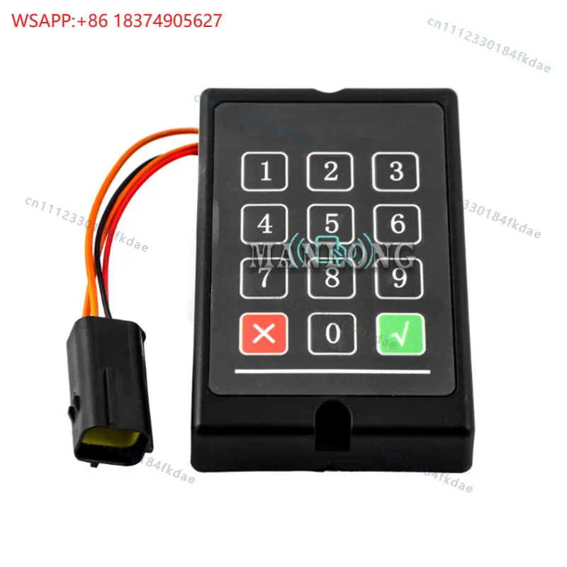 Forklift universal card swiping 16-110V card swiping+password DZMMS009