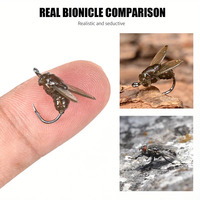 20pcs/box fishing bait bionic flying fishing bait flying fishing hook silicone soft bait fishing gear artificial bait