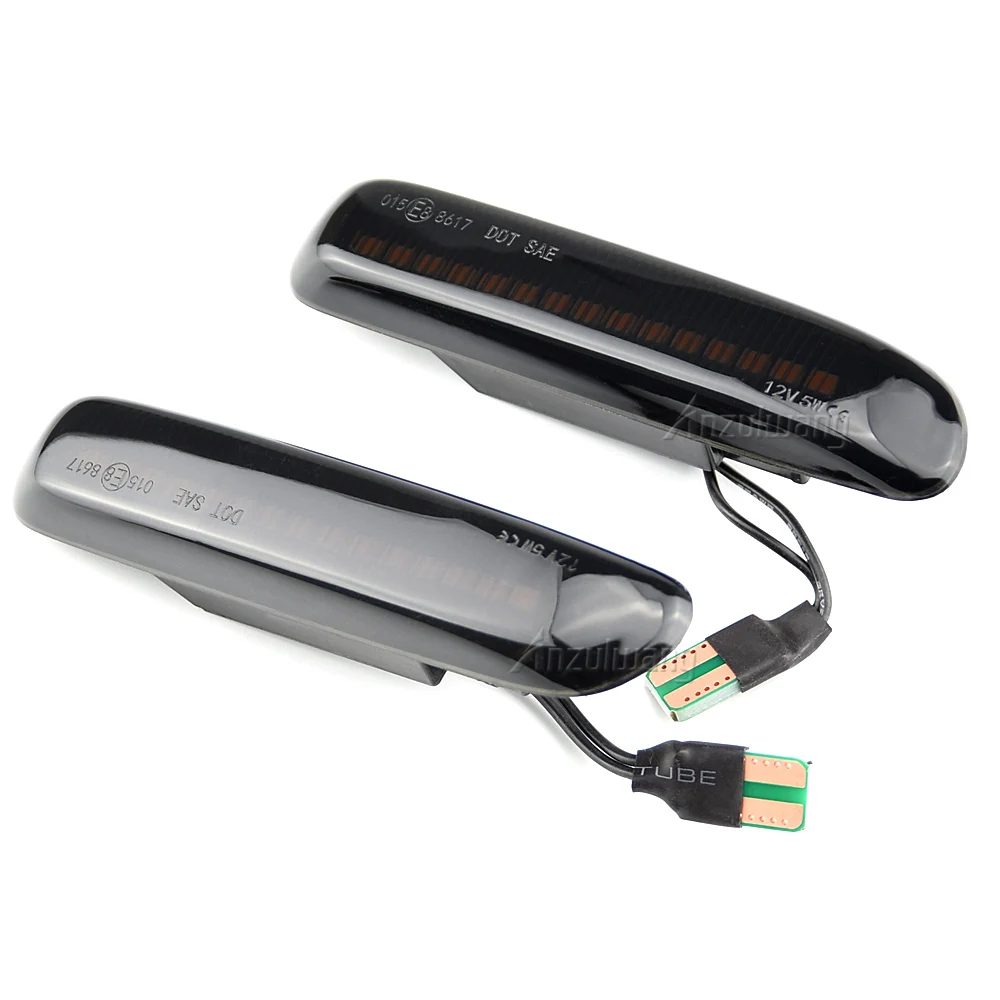 Fit for BMW 3 Series E46 Compact,all Limo Touring Coupe Cabriolet Sequential Flashing LED Turn Signal Side Marker Light
