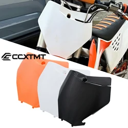 Motorcycle Front Number Plate Plastic Cover For KTM XC XCF XCW XCFW SX SXF EXC EXCF 125cc-500cc 2016-2022 Motocross Accessories