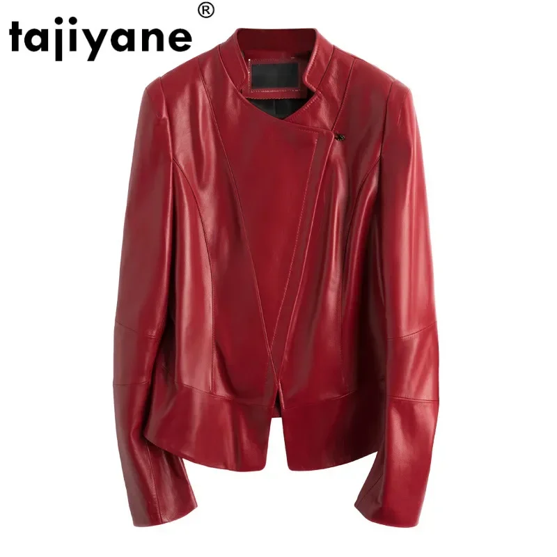 Tajiyane Real Genuine Leather Jacket Sheepskin Coat Women 2022 Coats and Jackets Women Clothes Motos Slim Coat Female WPY478