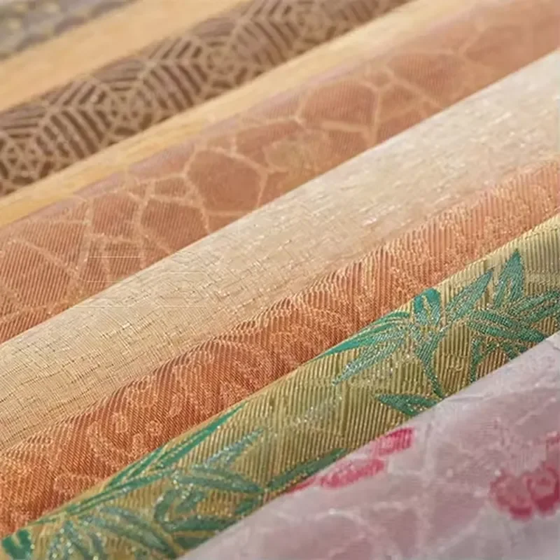 Modern Gold Metallic Wallpaper Custom Geometric Waterproof Woven Wallcovering for Hotel Home Decor Free Sample