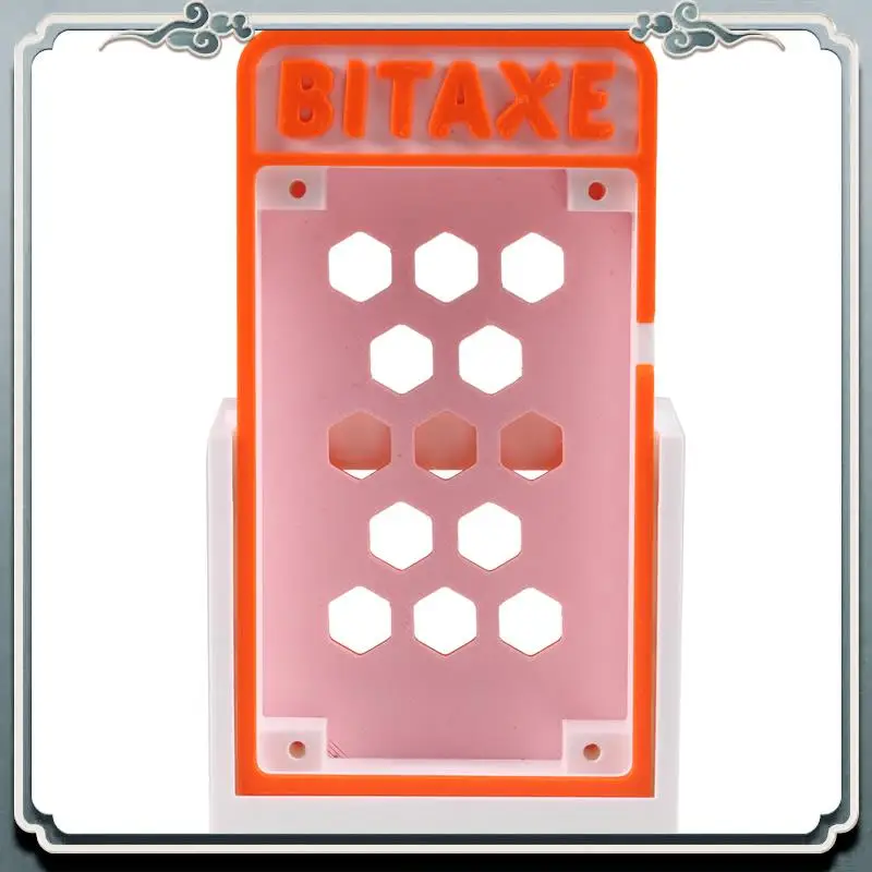 プレミアム 3D プリンタスタンド Bitaxe Gamma 601 Bitaxe Supra 401 マイナーブラケット Bitaxe Gamma 601 スタンドオレンジ + ホワイト