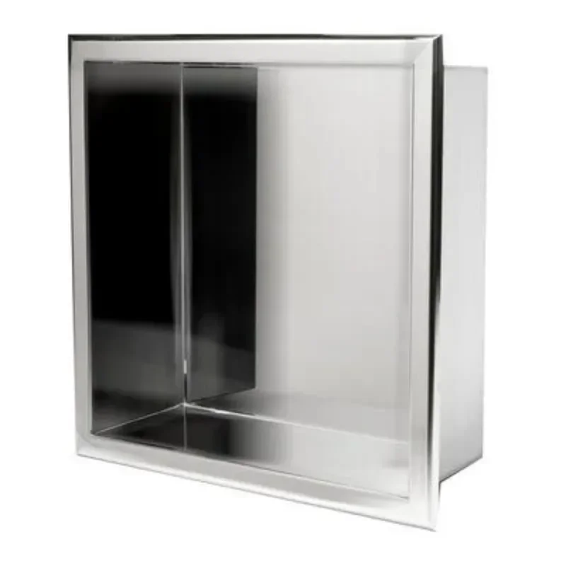 

Wholesale Cheap Bathroom accessories Polished Shower Niche Stainless Steel Shower Wall Niches