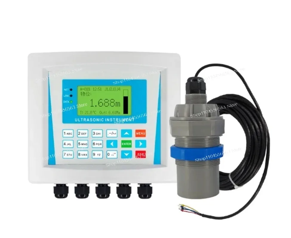 Split Ultrasonic Level Transmitter, Water Level, Material Level and Level Difference Detection Sensor