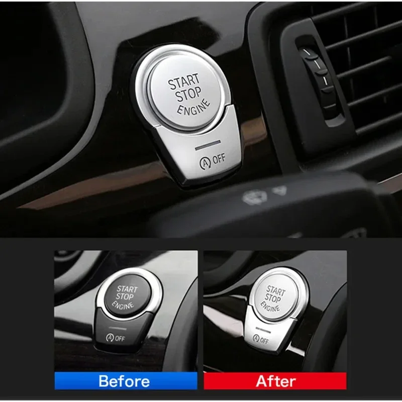 Car Electronic Handbrake Parking Brake P Button Switch Cover Replacement for BMW 5 7 F01 F02 F07 F10 F11 F18 F30 520 523 730