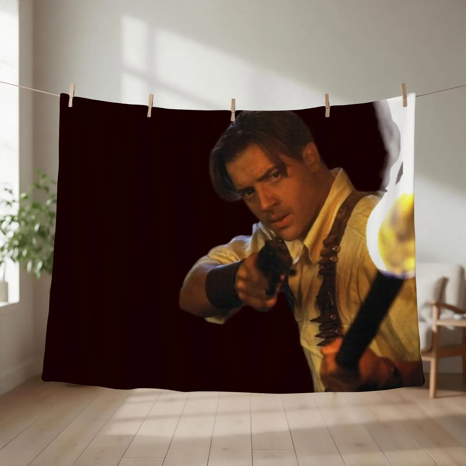 Brendan Fraser Throw Blanket