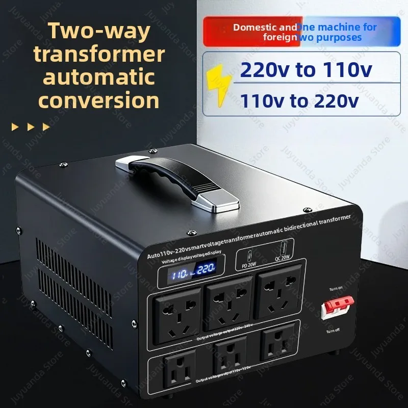 Automatic Identification 220v To 110v Transformer 110V To 220v US 120V Japan 100V Power Converter