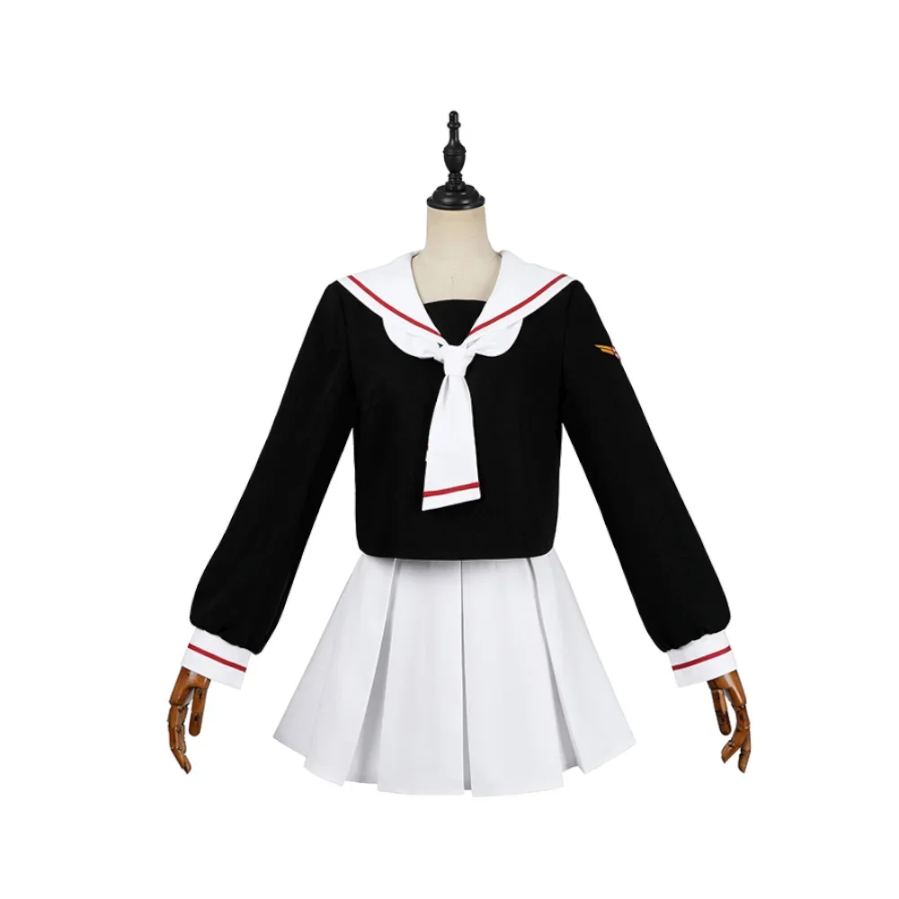 Disfraz de Cosplay de Sakura Kinomoto de Cardcaptor Sakura 2026, Uniforme de Marinero, Conjunto de Vestido para Niñas, Disfraz de Juego de Rol para Conventión de Anime