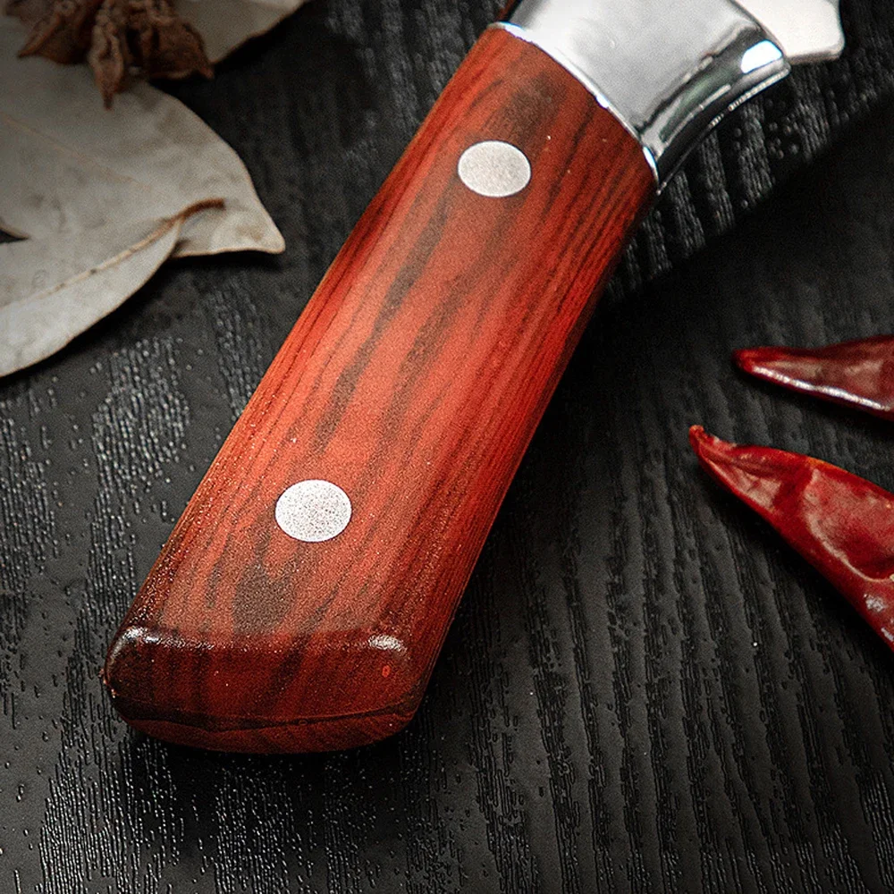 Stainless Steel Kitchen Boning Knife Fillet Knife Meat Fish Cutting Bone Meat Fruit Vegetables Random holster style Chef Knife image 4