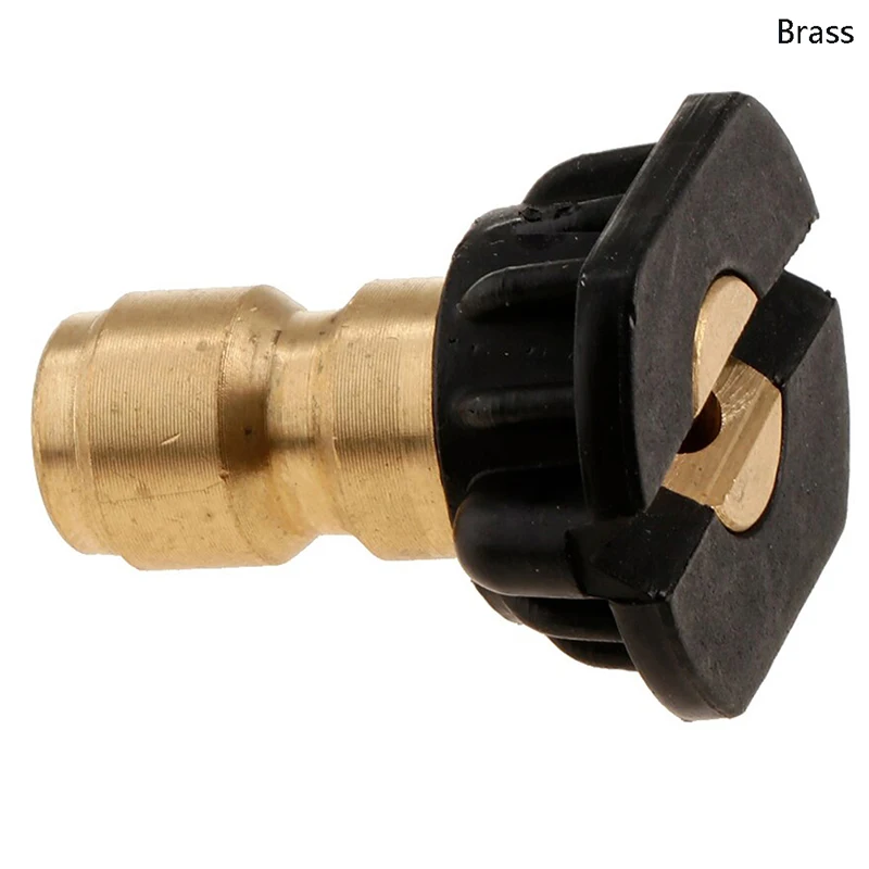 1/4" Quick Connect Rotary Coupler Adjustable Adapter With 5 Spray Nozzles Copper Connection For High Pressure Car Washer