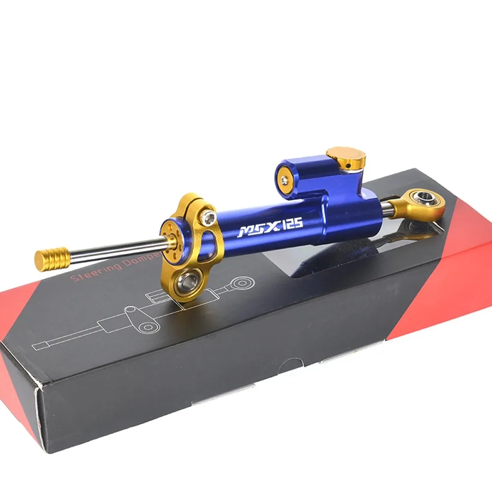 لهوندا MSX125 MSX 125 2014 2015 2016 2017 العالمي للدراجات النارية قابل للتعديل باستخدام الحاسب الآلي التوجيه استقرار المثبط قوس تصاعد عدة