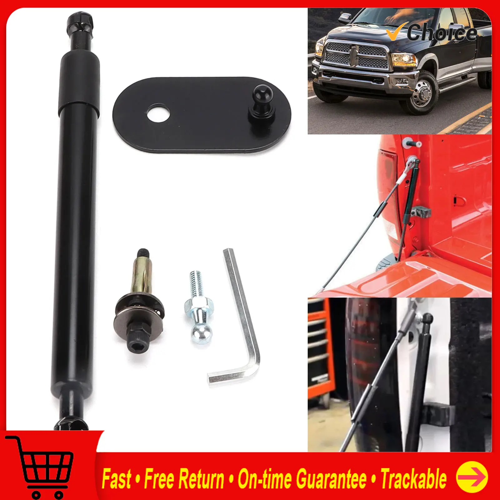 

Rear Tailgate Damper Slow Down Support Rod for Dodge 1500 2500 3500 Pickup 2009 2010 2011 2012 2013 2014 2015 2016 2017 2018