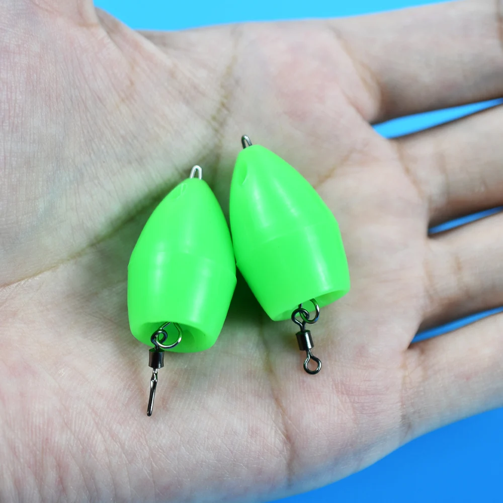 Topranc Lure-Specific Line-Safe Casting Aid Set Floating/Sinking Combo with Modified Quick Snaps + American Swivels/Leader Clips