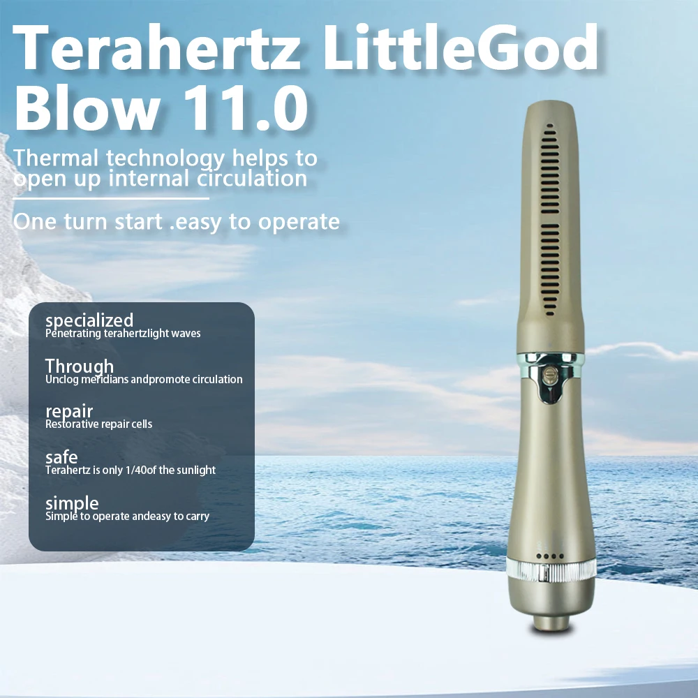 11.0 plus Terahertz Energy Device Micro Hertz Magnetic Holographic Light Wave Therapy Machine Little Magic Blower Wellness Devic
