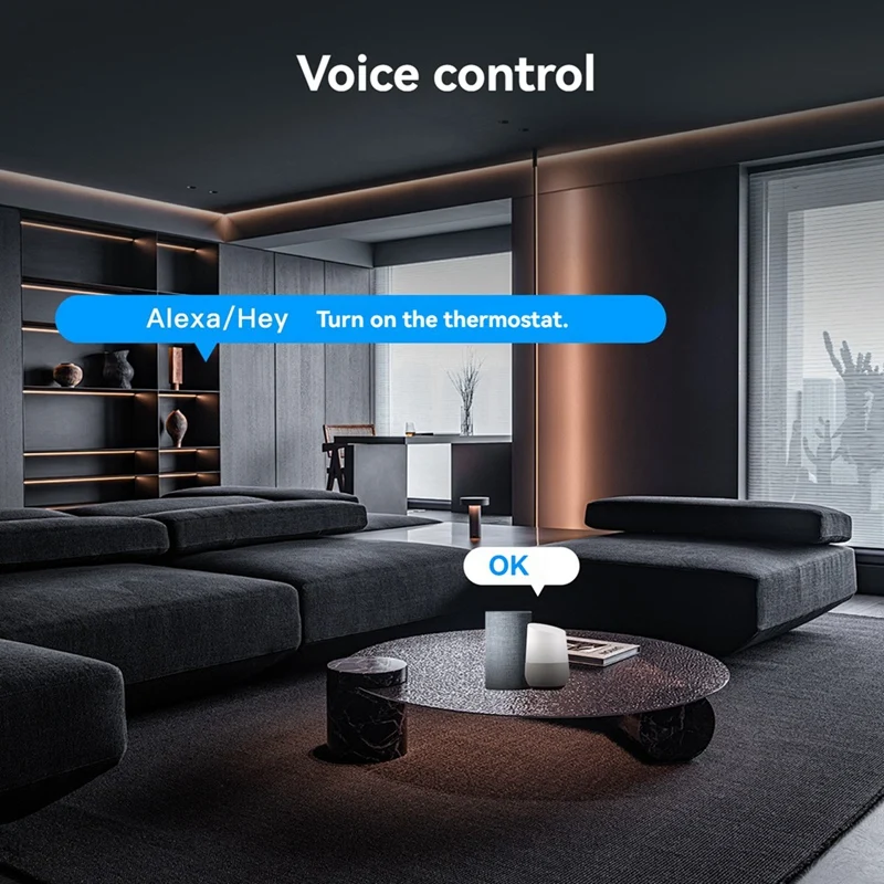 Best-Tuya Zigbee Smart Knob Thermostat Water Floor Heat Temperature Controller يعمل مع Alexa Google Home