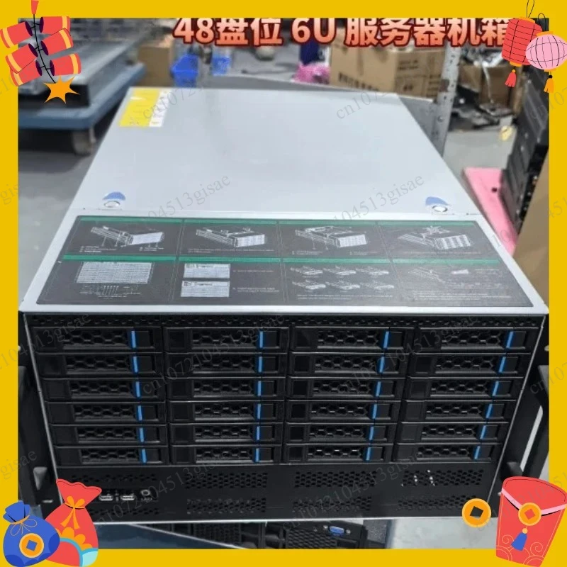 High density storage enterprise edition 80% brand new 4U 8U rack mounted server chassis 24 36 48 rack