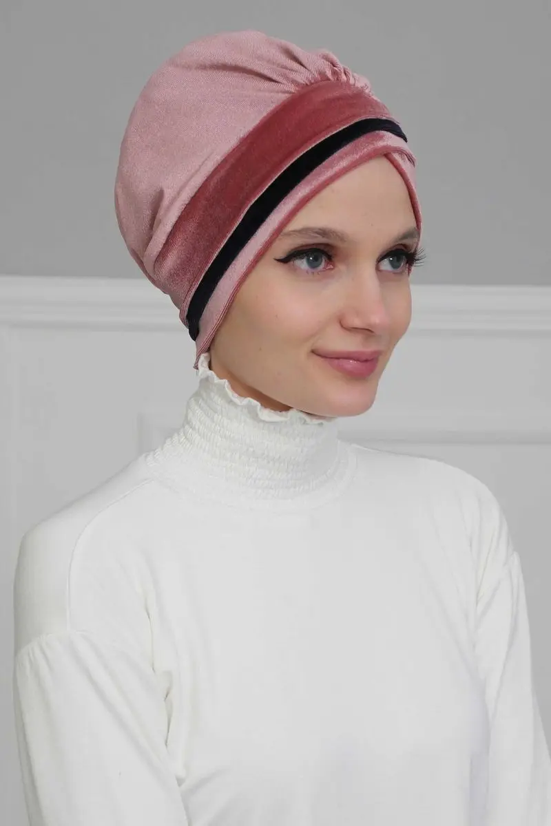 Zweifarbige Samt knochen rose getrocknet