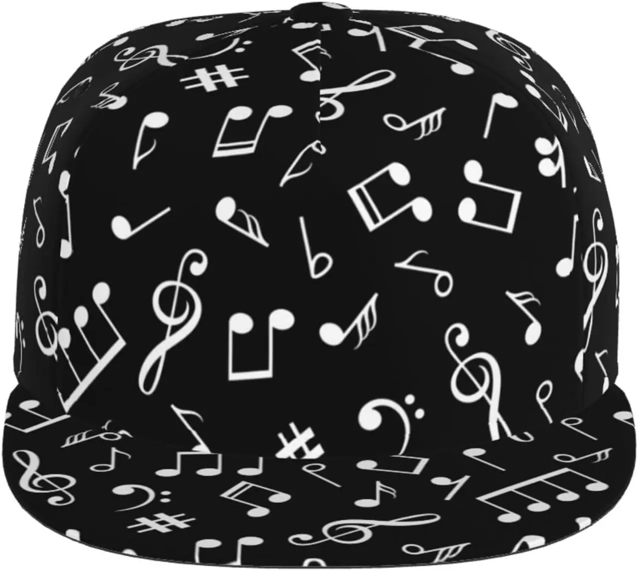 Music Note Piano Baseball Hat Caps Sun Protection Hat Outdoor Trucker Hat Adjustable Size for Women Men