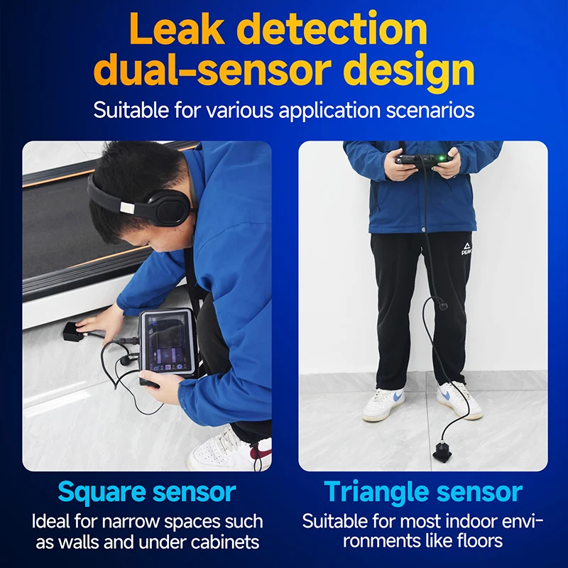 

TYM-A Series Multi Function Auto Analysis Leakage Underground In-Walls Pipe Water Leak Detector Plumbing Tools