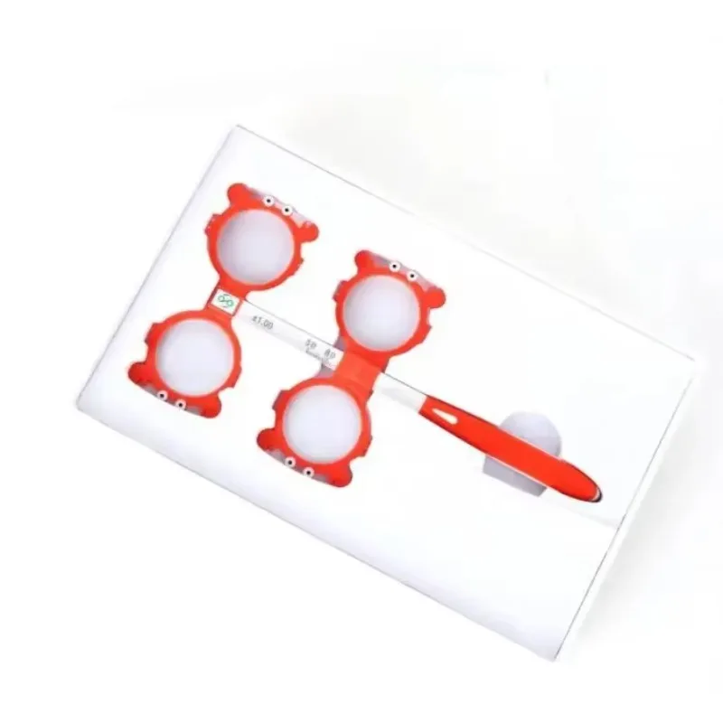 Fast Delivery Adjustable Children Kids Colorful Ophthalmic Optical Eyes Lens Flippers For Eye Testing