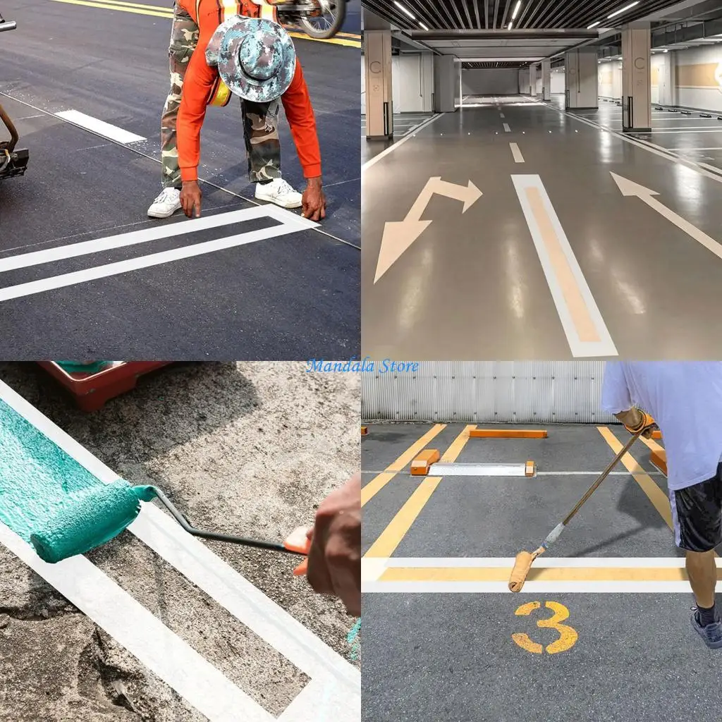 U2JC Heavy Duty Silicone Layouts Guide Multi Purpose 235Cm Linear Stencil for Drawing Uniform Lines In Commercial Area