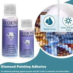 200ml 120ml 60ml Diamond Painting Glue Diy Glue Glossy Agent Anti-drop Diamond Anti-detachable Diamond Art Glue Sealer