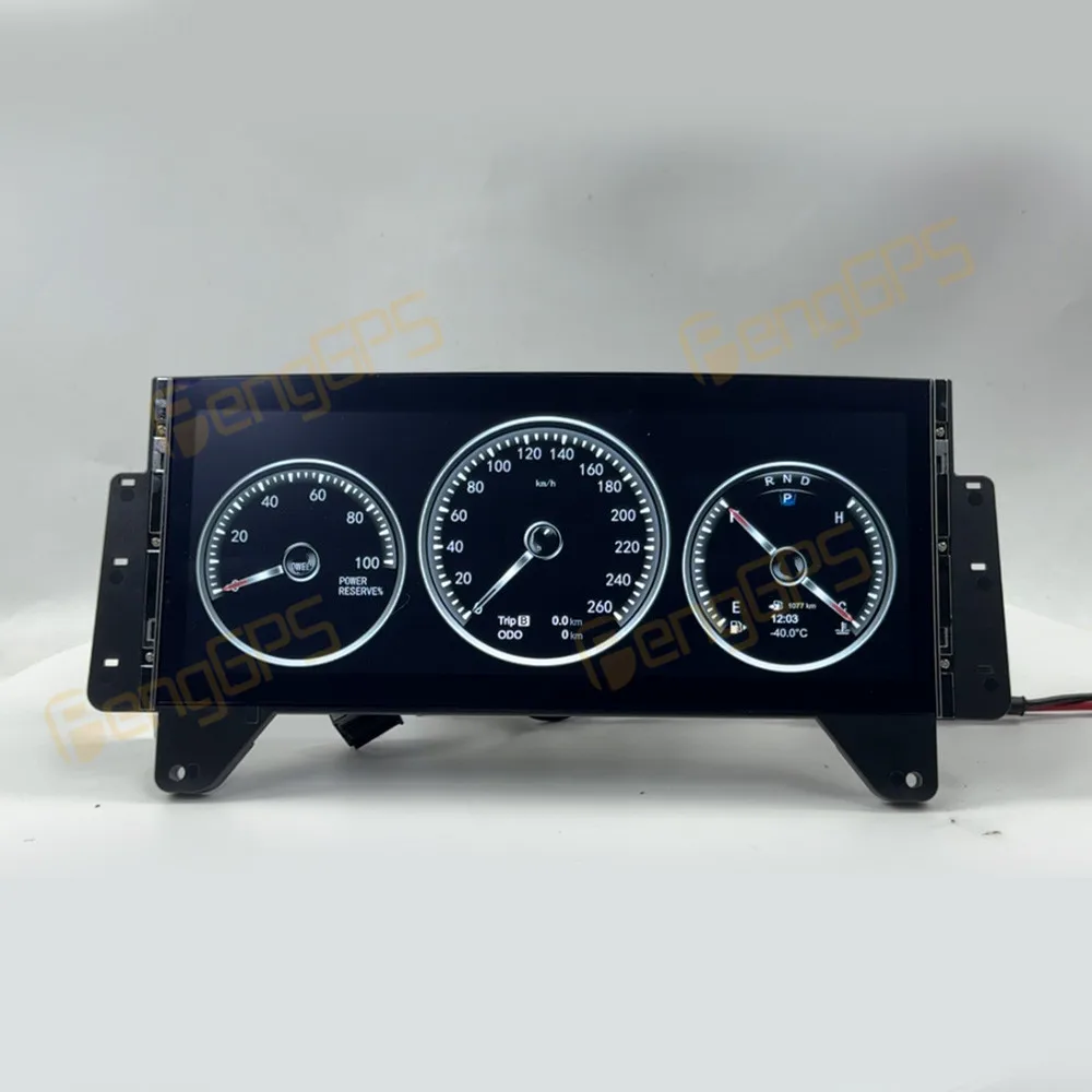 

For Rolls-Royce Car LCD Dashboard Digital Cluster Virtual Cockpit Instrument Speedometer Multifunctional