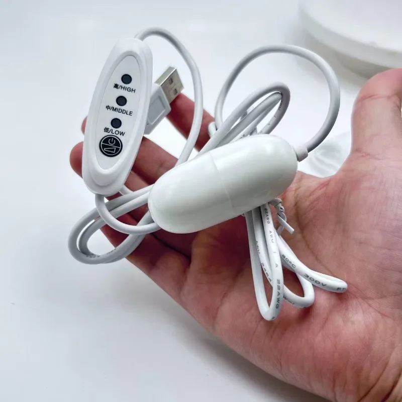 6 Mode USB Vibrating Massager - Waterproof IPX5,  Mini Massage Motor for Body Relaxation