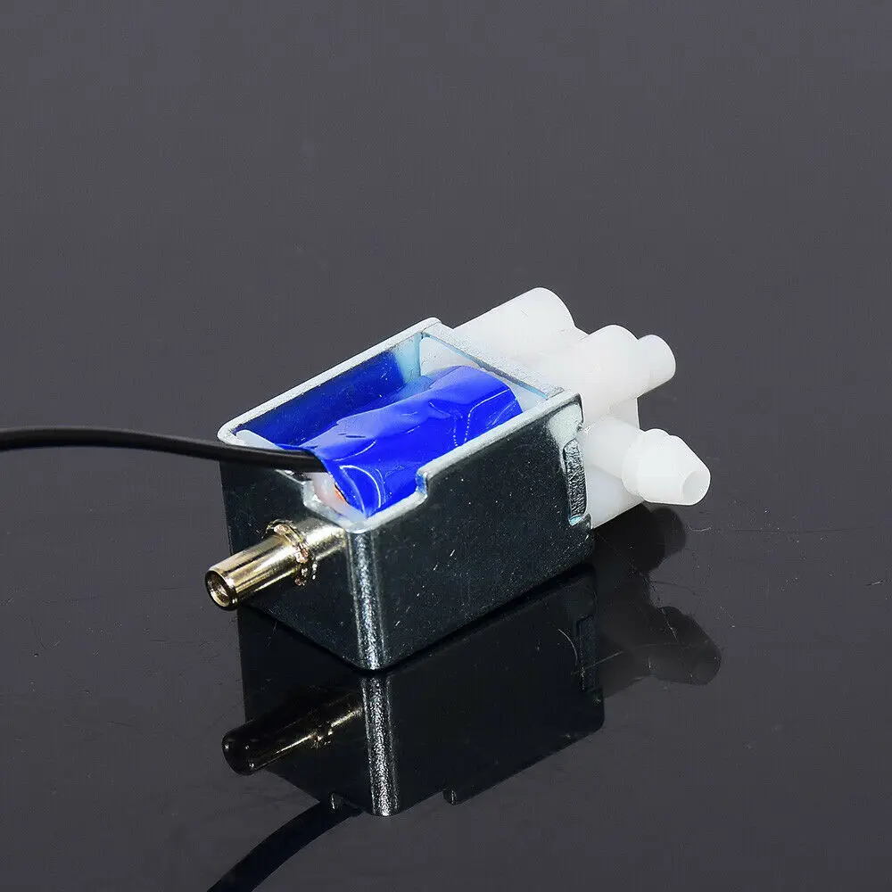 DC 5V 6V 2-Position 3-Way Micro Mini Electric Solenoid Valve Small Gas Air Flow Control Pump Monitor