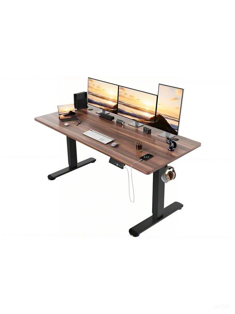 Devoko Elektrisch in hoogte verstelbaar bureau 160x80 cm 3-geheugen handbediening met USB - afbeelding 2