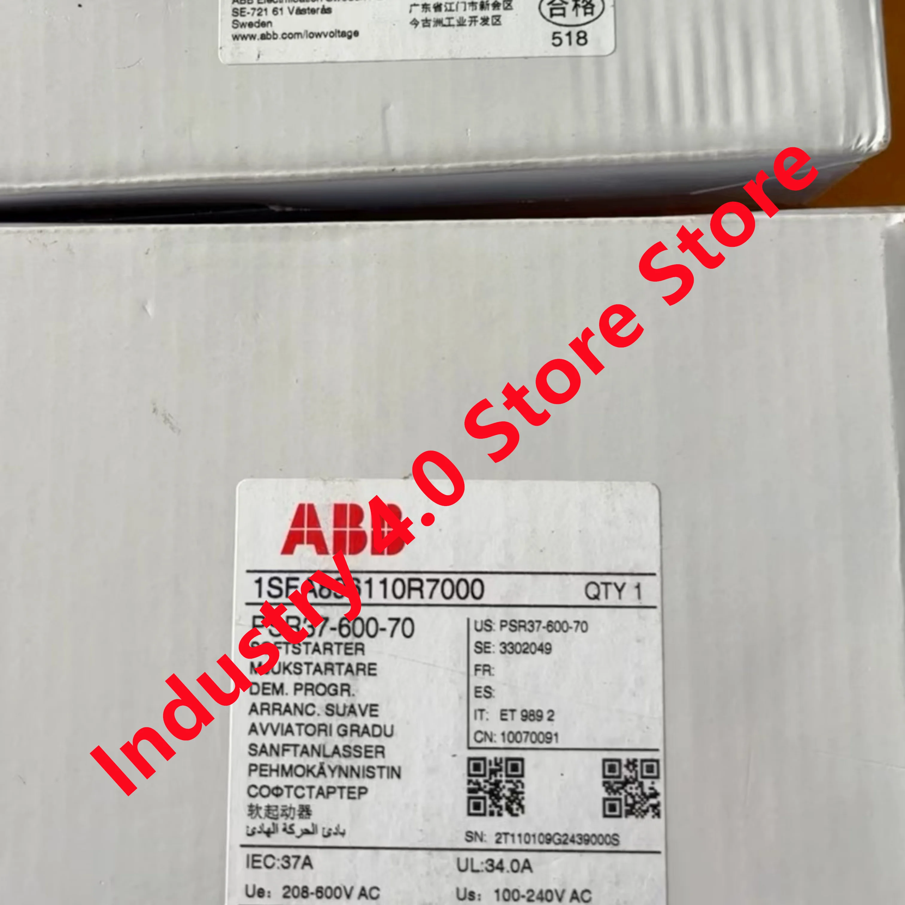 1SFA896106R700 PSR12-600-70 1SFA896110R7000 PSR37-600-70 new original