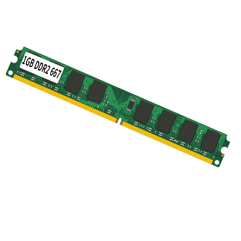 For Desktop Computer Memoria Module PC Memory Ram PC5300 DDR2 667MHz 1.8V 240PIN 1GB DIMM Non-ECC Desktop Compatible Memory