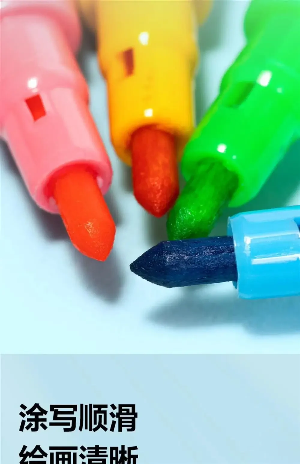 Waschbares Marker-Set für Kinder, 12/24/36/48 Kunstfarben-Zeichenstift als Geschenk für Kleinkinder, sichere und ungiftige helle und lebendige Farben – Detail 6