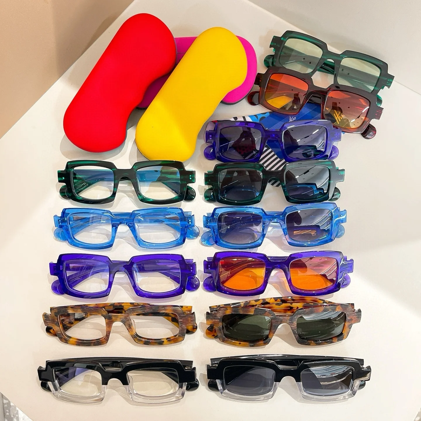 Belight البصرية إيطاليا خلات اليدوية جودة بلجيكا تصميم النساء الرجال مع حافظة النظارات إطار نظارات Mille + 82