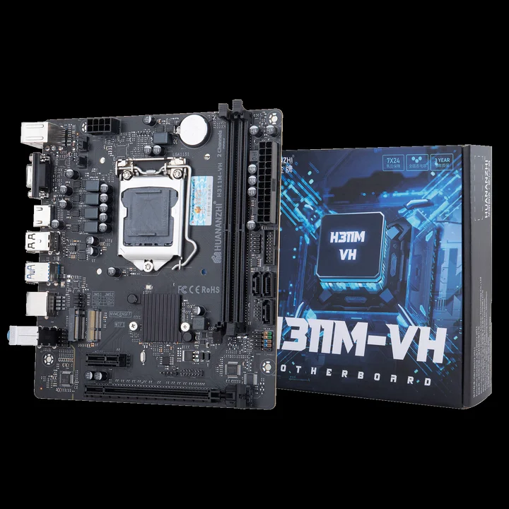 

HUANANZHI H311M-VH Motherboard Support Intel LGA1151 Platform Processor DDR4 32GB SATA 3.0 6Gbps M.2 2280 NVME PCIE Motherboard