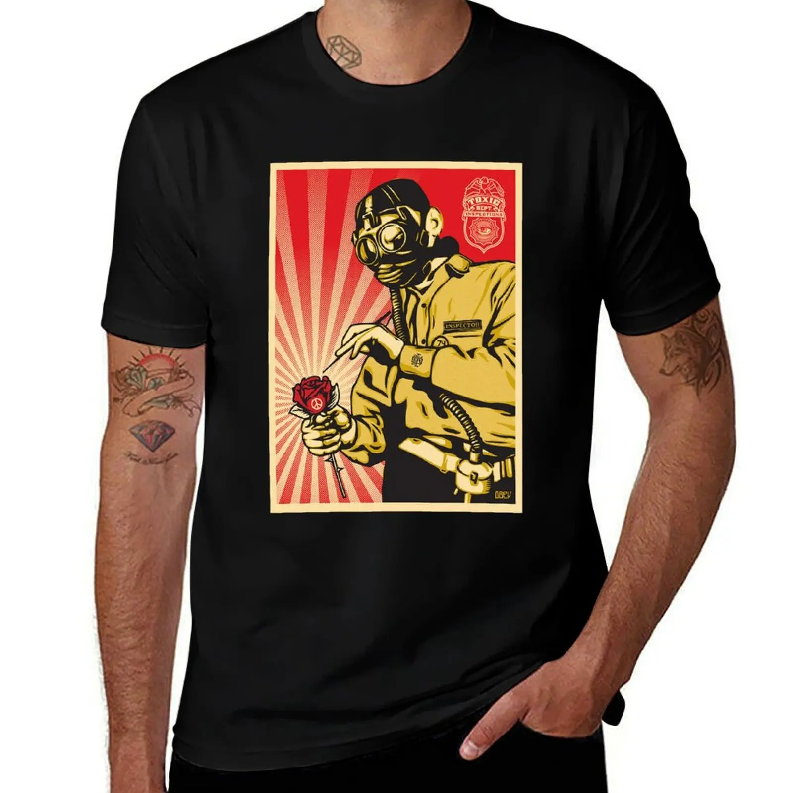 Art by Shepard Fairey, Shepard Fairey Art urbain T-Shirt t shirt for man t shirts for man graphic funny T-shirt