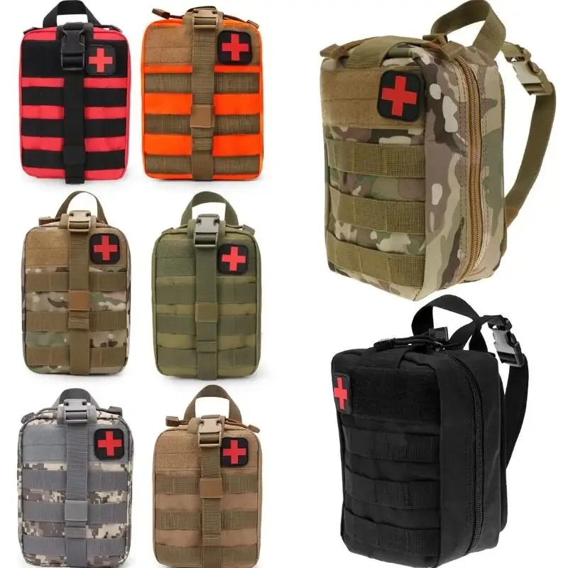 

Survival Pouch Outdoor Medical Box Large Size SOS Bag/Package Tactical First Aid Bag Medical Kit Bag Molle EMT Emergency