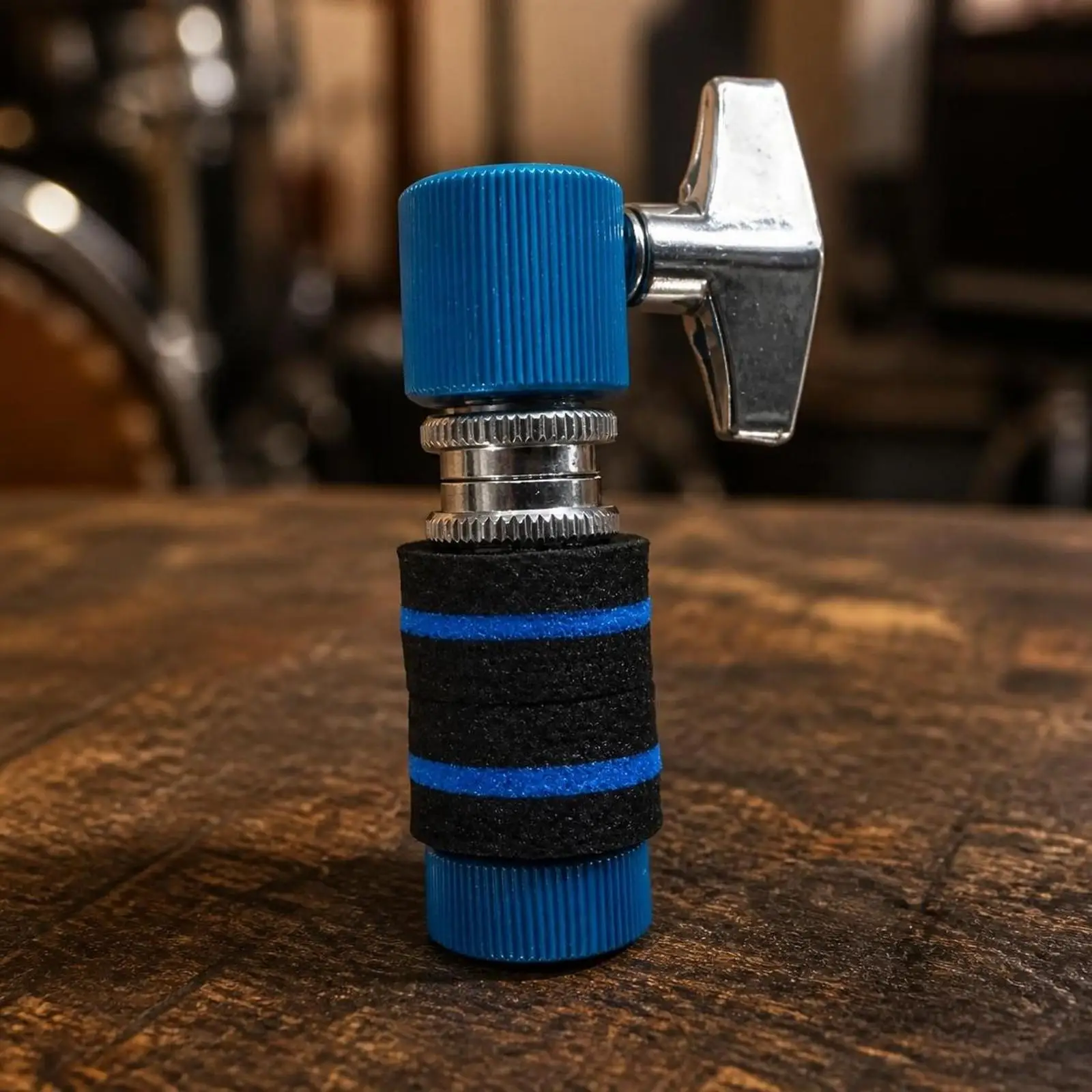 Electroplated Metal Cymbal Clutch for Percussion Cymbals High Hat Stand Mount with Cushioned Felt Cymbal Guard for Drummers