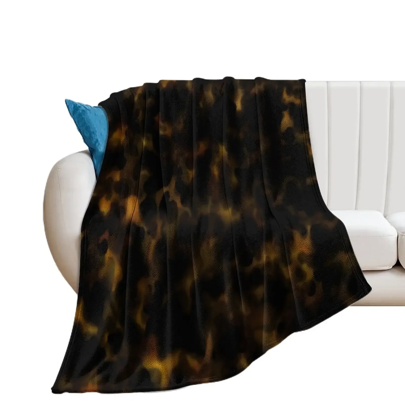 

Tortoise shell classy animal pattern Throw Blanket Sofa Quilt Retros Decorative Sofa Tourist Blankets