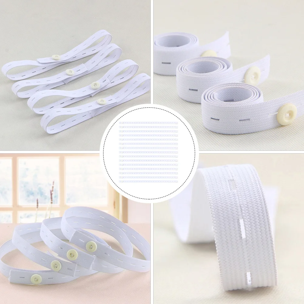 

15Pcs Infant Diaper Buckles Adjustable Elastic Fasten Belt Baby Nappy Fixing Strap Secure Comfortable Prevent Fall