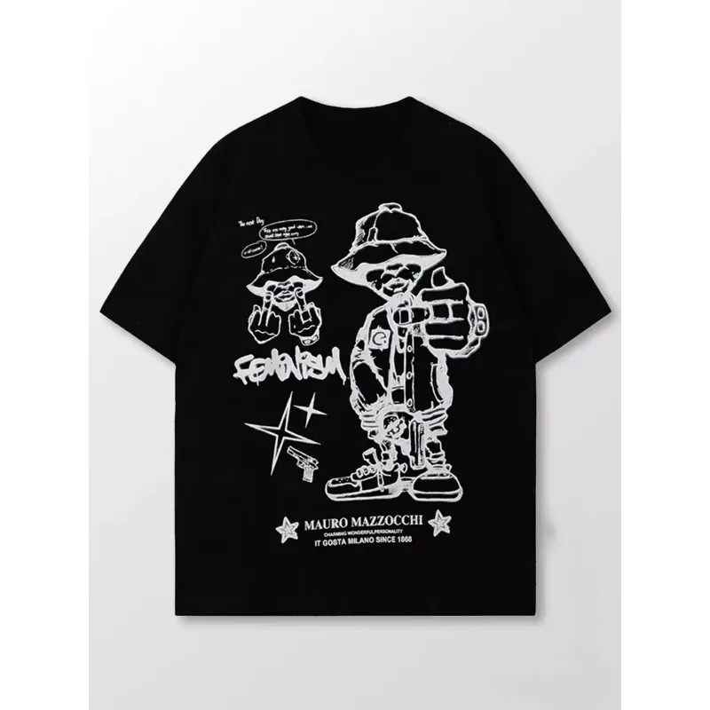 

New Spring Summer Men and Women Top T Shirt Summer New Loose Casual Cotton Couple Top Short Sleeve