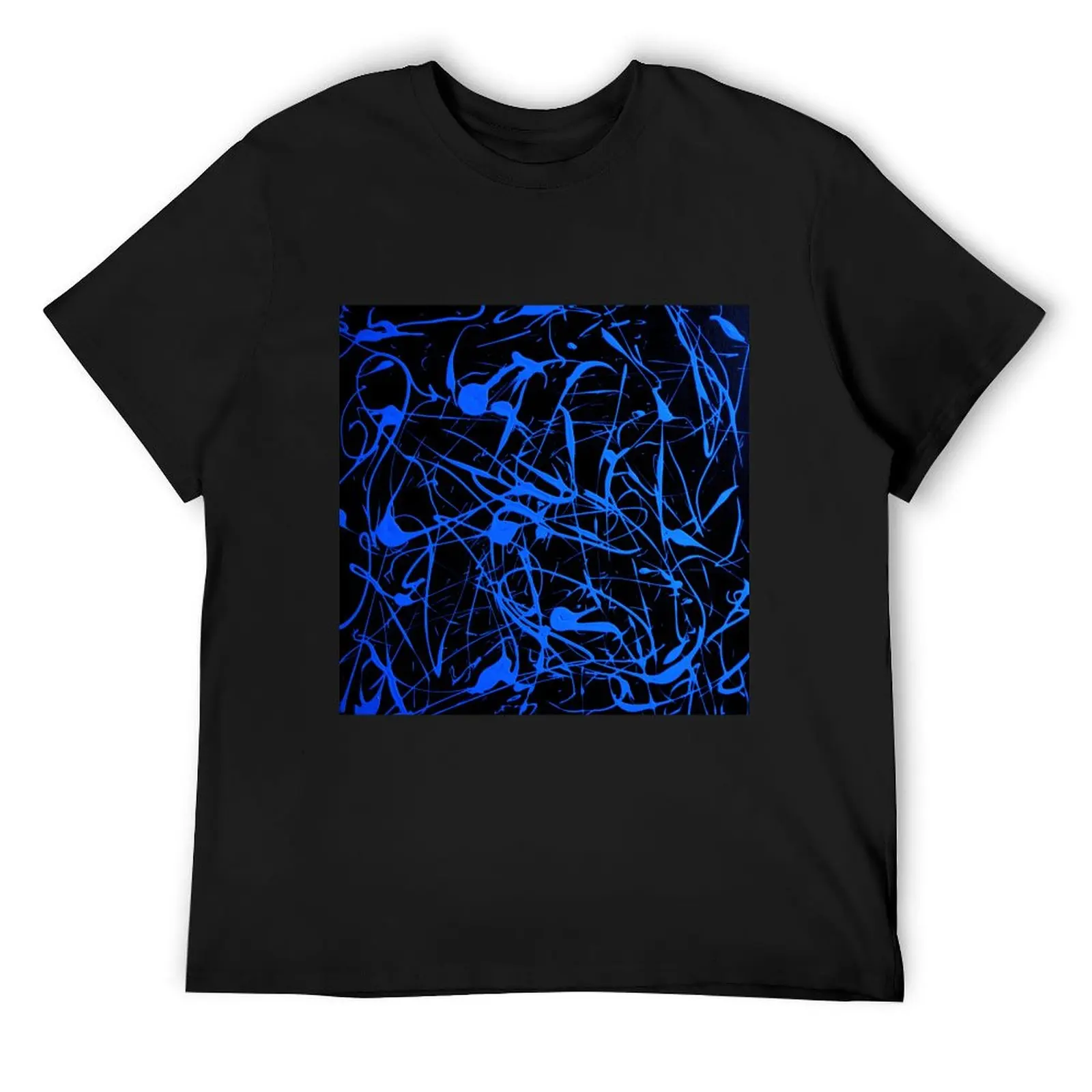 

Blue on Black T-Shirt kawaii clothes new gifts and t-shirts graphics t shirts for men