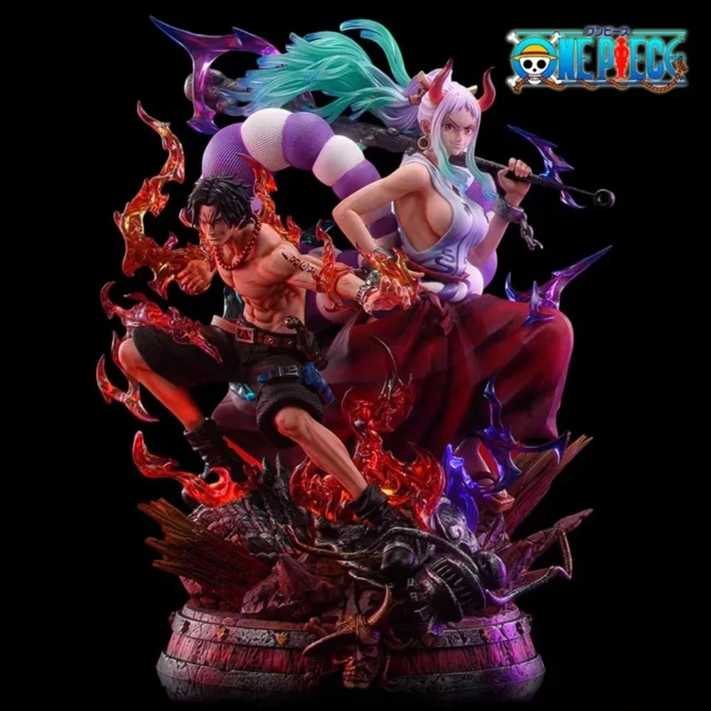 One Piece 30cm Ml Dream Linkage Dahe X Ai Si Kai Duo Daughter Model Hand-Held Tide Play Animation Statue Desktop Decoration Gift