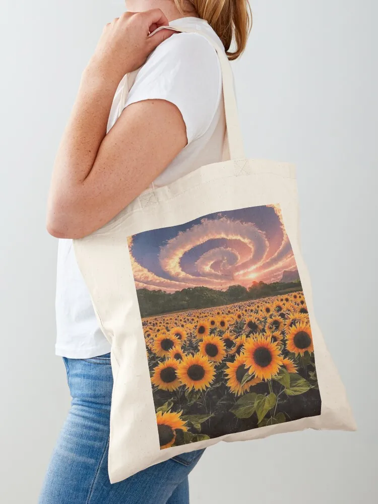 Sunflower Aesthetic Tote Bag custom canvas bag bag luxury women handbag sac pour femme