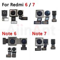 Aiinant Small Front Camera Flex For Xiaomi Redmi Note 6 6A 7 7A Pro Plus Main Big Back Rear Camera Flex Cable