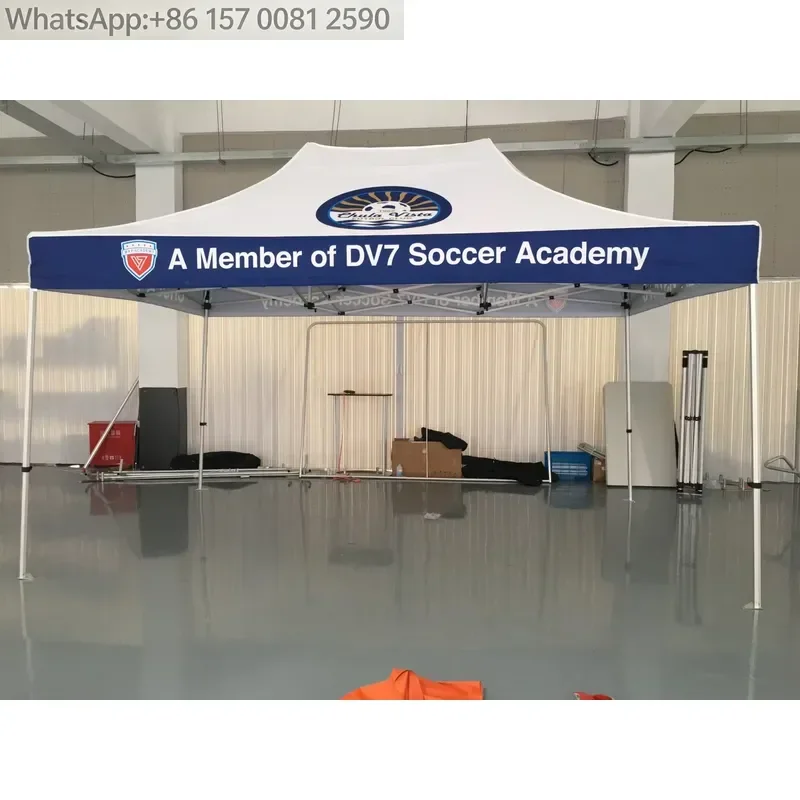 Custom Logo 10x20 Aluminum Alloy Advertising Tent for Outdoor Events Trade Shows Promotions Vendor Pop 3x3 Marquee Canopy view 3
