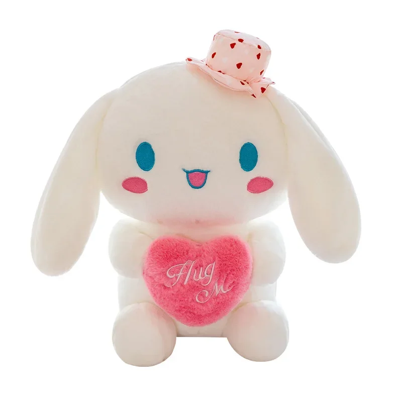 Sanrio Cartoon Pelúcia Bonecas Recheadas para Crianças, Figura Anime, Kawaii, Bonito Cinnamoroll, Cão Oelhudo Grande, Brinquedos Grandes, Presentes de Aniversário