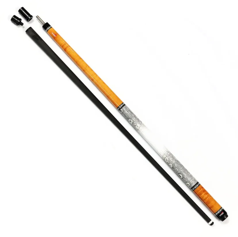 

High-end Handmade Yfen Carbon Fiber Shaft and Maple Wood butt 12.5mm Tip Billiard Pool Cue With Extension